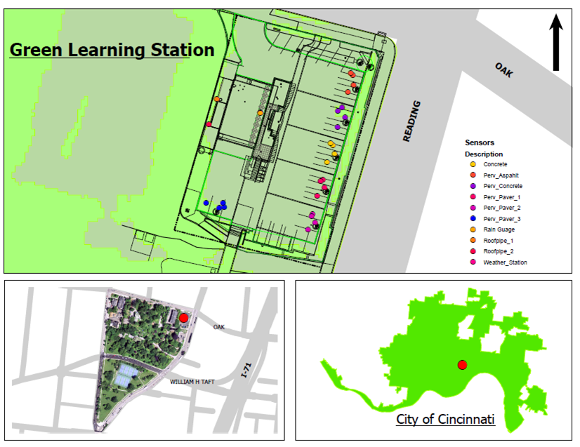 Green Learning Station Map